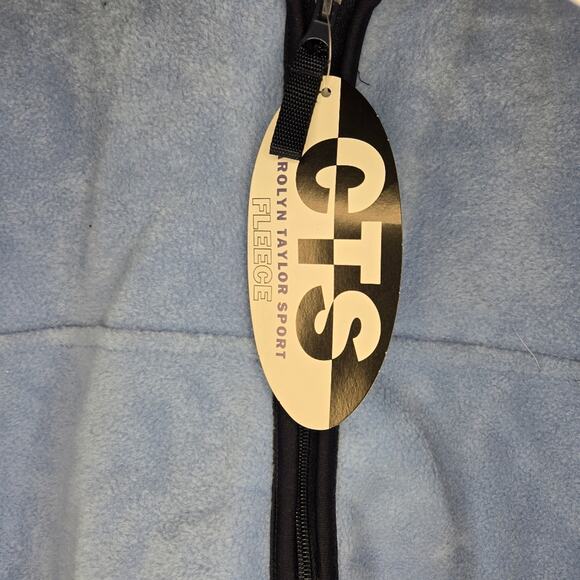 CAROLYN TAYLOR SPORT Blue Fleece Jacket L/G NWT 0257 - Picture 5 of 8